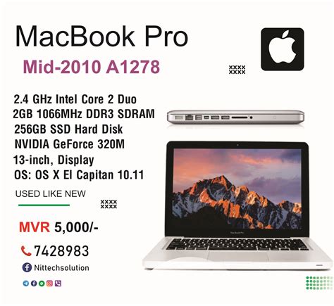 Macbook Pro Mid 2010 A1278 - Econnect