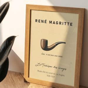 Ren Magritte The Treachery Of Images Poster Ren Magritte La Trahison