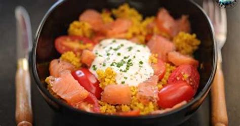 Saumon fumé au couscous parfumé de A Prendre Sans Faim et ses recettes