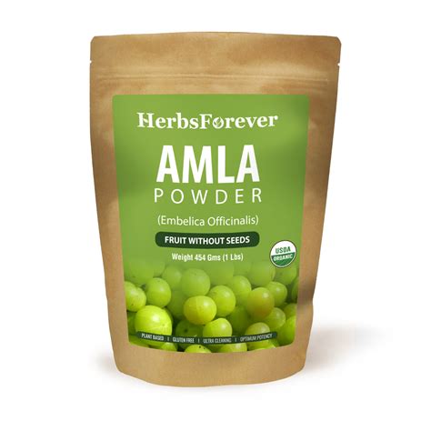 Certified Organinc Amla Powder - Herbsforever