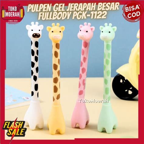 PEN JERAPAH BESAR FULL BODY PULPEN LUCU GIRAFFE JERAPA IMUT PULPEN COD ...