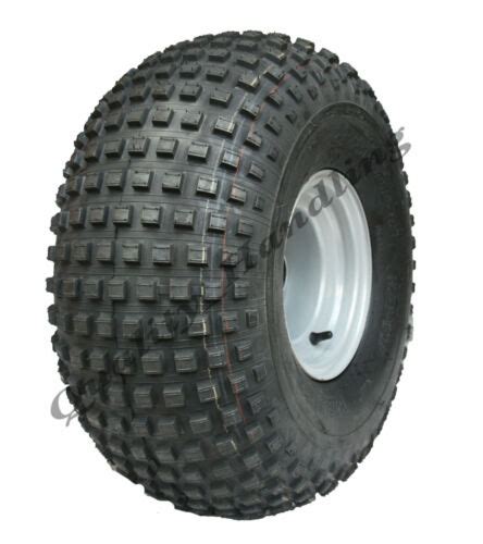 X Knobby Tyre On Ball Bearing Rim Atv Trailer Quad Wheel