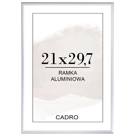 Ramka Na Zdj Cia Srebrna Rama Aluminiowa A X Cadro Akcesoria Do