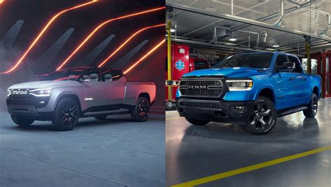 Ram 1500 Revolution Bev Concept Vs Ram 1500 Out With The Old In With