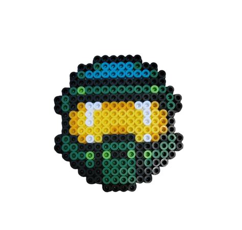 Master Chief Sprite Perler Beads Halo Etsy