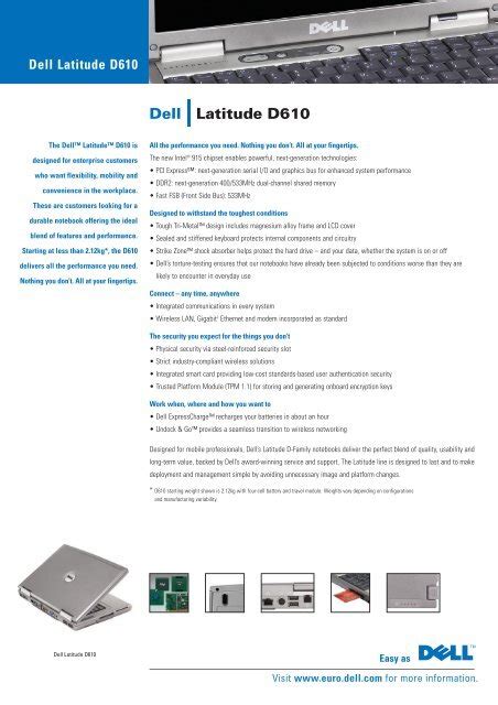 Dell Latitude D Web Set