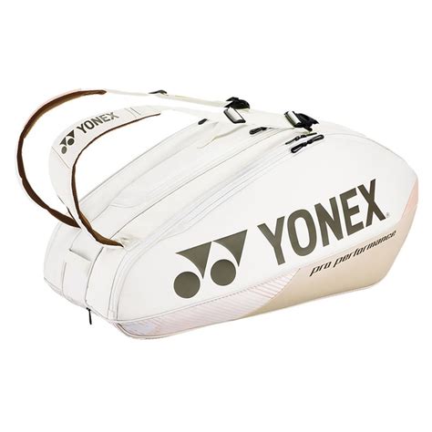 Yonex Pro Racquet 6 Pack Tennis Bag Sand Beige Tennis Shop