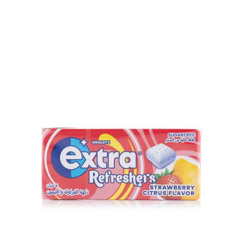 Wrigley S Extra Refreshers Strawberry Citrus Flavour 15 6g Waitrose Uae And Partners