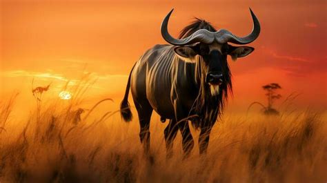 Wildebeest Migration Stock Photos, Images and Backgrounds for Free Download