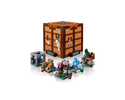 Lego Set 21265 1 The Crafting Table 2024 Minecraft Rebrickable Build With Lego