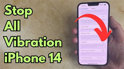 How To Turn Off Vibration On IPhone 14 Step By Step YouTube