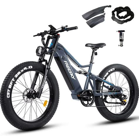 Bicicleta De Monta A El Ctrica Con Neum Ticos Anchos Ebike De X