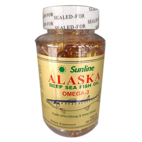 Sunline Alaska Omega 3 Deep Sea Fish Oil Capsules Packaging Type