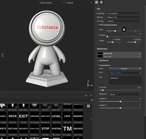 Artstation Text Tool Substance Painter Resources