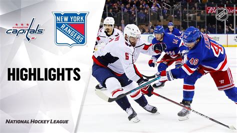 NHL Highlights Capitals Rangers 3 5 20 YouTube