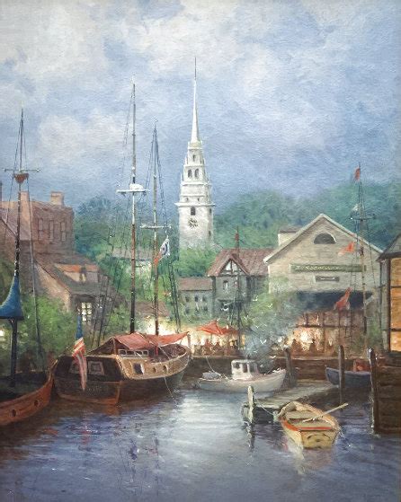 New England Harbor 1998 By G Harvey