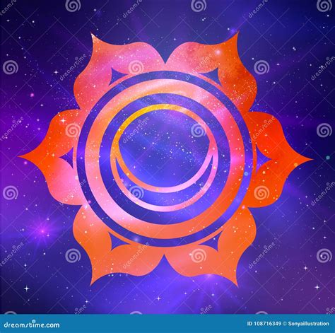 Vector Illustration of Svadhisthana Chakra Stock Vector - Illustration ...