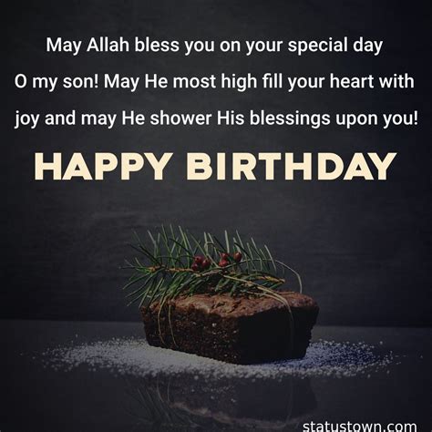 Happy Birthday to you, my son! I sincerely pray to Allah to add more ...