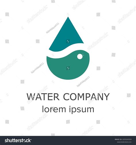 Water Company Logo Design Vector Template Stock Vector (Royalty Free ...