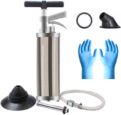 Portable High Pressure Kinetic Toilet Plunger Air Drain Blaster Pump