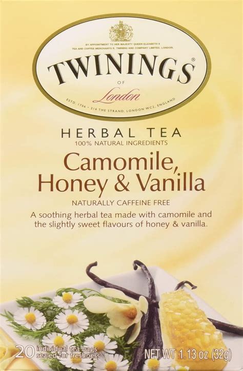 Twinings Tisane Camomille Miel Et Vanille 20 Sachets Amazon Ca