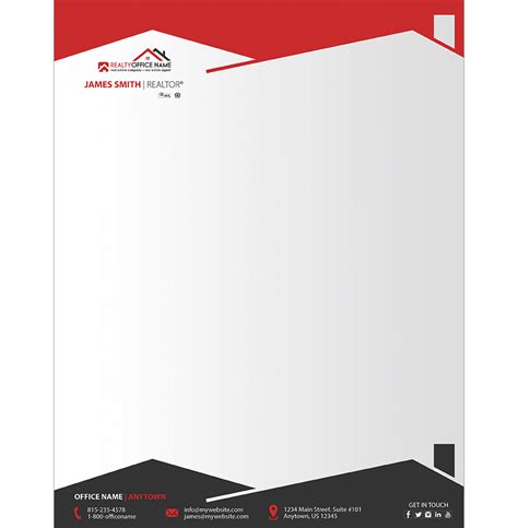 Real Estate Letterheads Realty Letterheads Rsd Lh 104