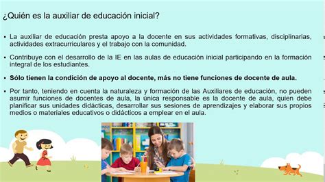 Oportunidad Laboral Trabajo como Auxiliar de Educación Inicial