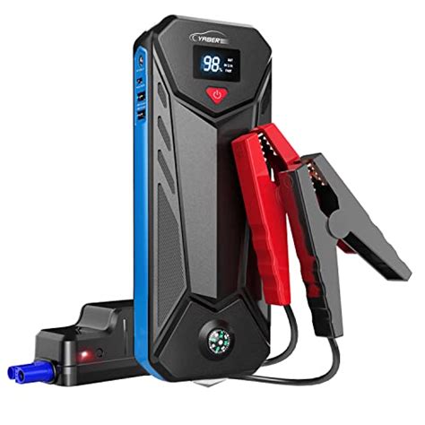 Car Jump Starter YABER 800A 12800mAh Portable Battery Jump Starter Up