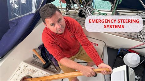 The Emergency Steering Systems On Our Boat Youtube