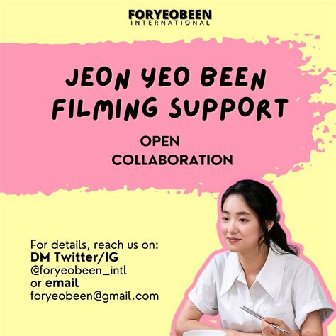 Jeon Yeo Been International On Twitter Project As We Know