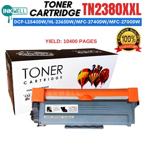 Tn2380xxl Toner Cartridge For Brother Dcp L2540dw L2540 L2365 L2700 L2740 Tn2380 Xxl Tn 2380