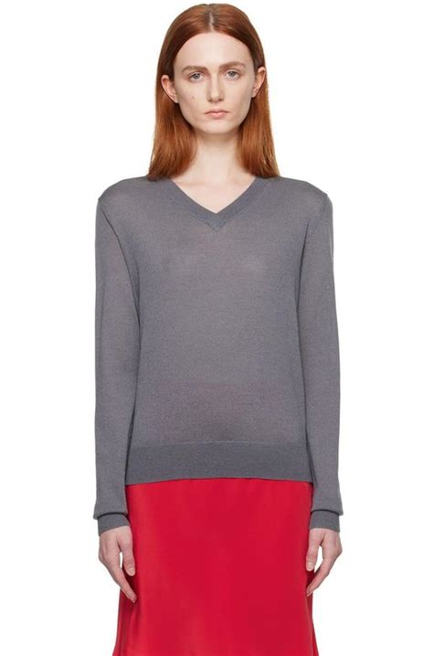 Maryam Nassir Zadeh Renato Sweater Fog Garmentory