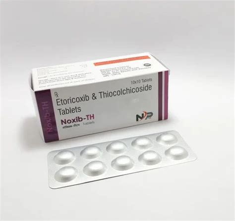 Etoricoxib And Thiocolchicoside Tablets 60 Mg At Rs 2350 Box In Panchkula