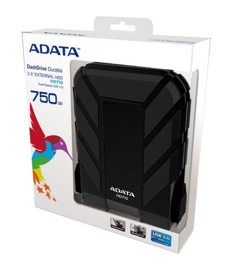 Gb Adata Dashdrive Durable Hd Usb Portable Hard Drive Black