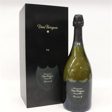 やや傷や汚れありドンペリ二ヨン P2 プレニチュード 2004 木箱付き やや傷あり シャンパン DOM PERIGNON