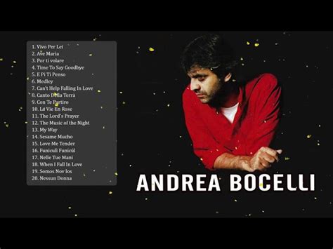 Andrea Bocelli Albums