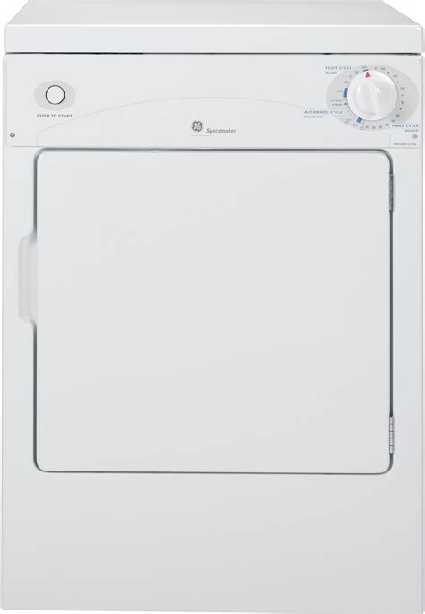 Ge® Spacemaker® 36 Cu Ft White Portable Front Load Electric Dryer