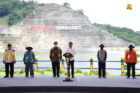 Presiden Jokowi Resmikan Bendungan Multifungsi Karalloe Properti Terkini