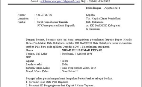 Contoh Surat Pengantar Surat Permohonan Ptk Baru Surat Permohonan Otosection