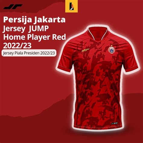 Jual Apparel Juara Jersey Original Persija JUMP Player Home Red 2022