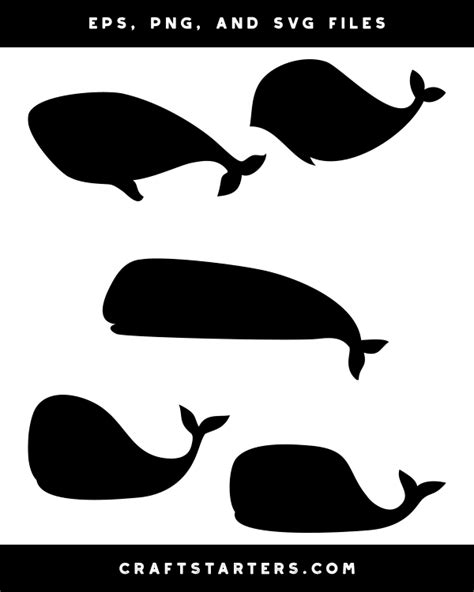 Whale Silhouette Clip Art