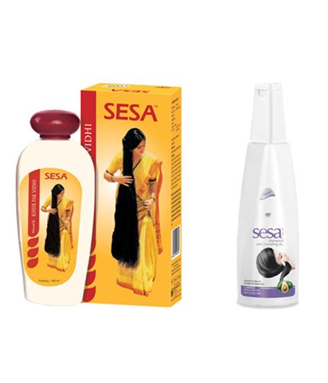 Sesa Hair Oil 180 Ml & Sesa Shampoo With Nourishing Oils 170 Ml: Buy ...