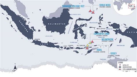 6 Gunung Api Bawah Laut Yang Ada Di Perairan Indonesia Cek Lokasinya