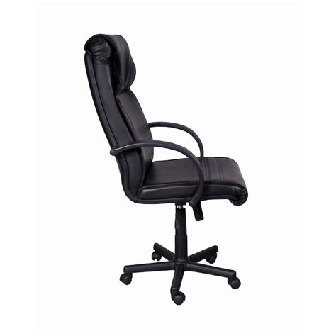 Premium Photo Silla Oficina Sillon Gerencial Cuero Negro