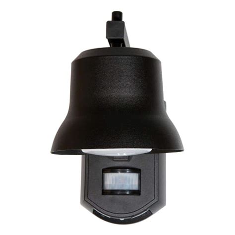 It's Exciting Lighting Black Outdoor Porch Light with Motion Detector ...