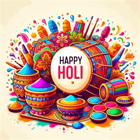 Happy holi indian festival Vectors & Illustrations for Free Download ...