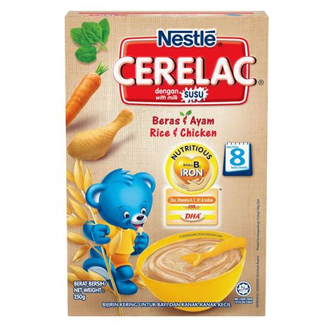 NESTLE CERELAC Infant Cereals With Milk Rice Chicken 250g Shopee