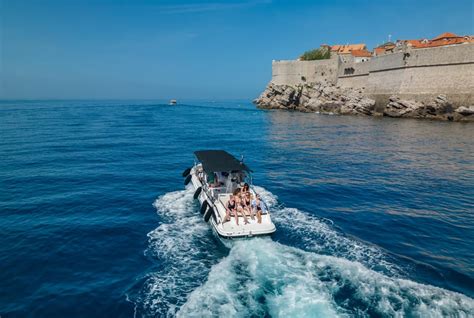 From Cavtat Dubrovnik Blue Green Caves Speedboat Tour