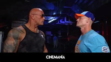 El Inesperado Reencuentro De Los Actores Dwayne Johnson Y John Cena En